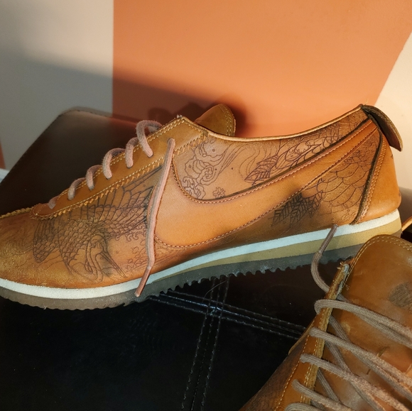 Very rare Nike Classic Jeff Staple Cortez Premium lasered leather shoes - Picture 4 of 11